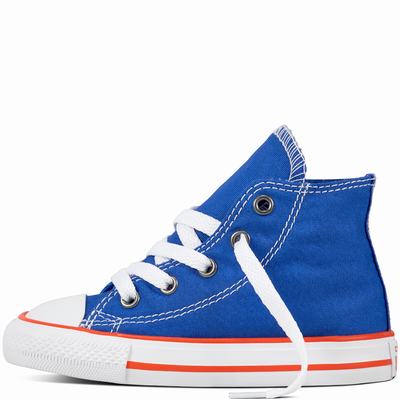 Converse Chuck Taylor All Star Classic Colours Tdlr/Yth High Tops Kids - Royal/Light/White Shoes (221FQDKR)